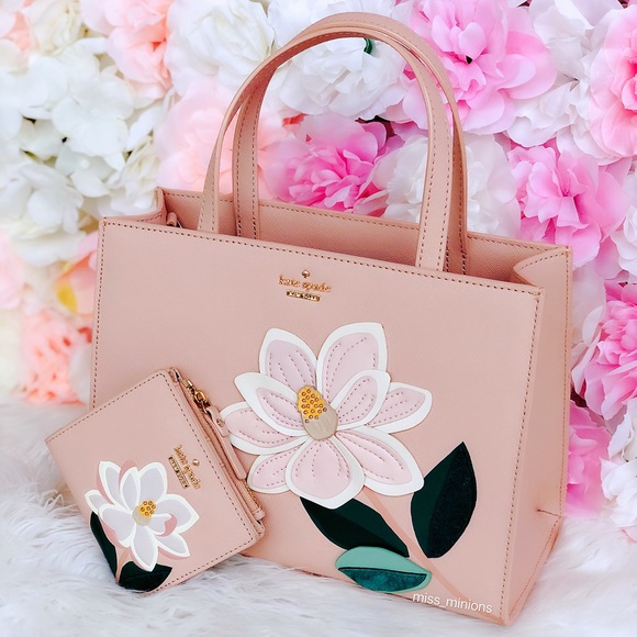 Kate Spade Swamped Magnolia Sam Bag Wallet Set - Picture 8 of 8